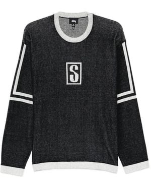Stussy Pull À Détail De Logo - Noir
