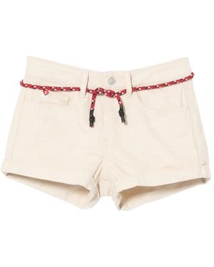 AAPE BY A BATHING AP Belted Cuffed Shorts - Natural