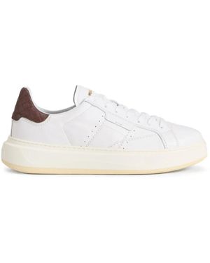Woolrich Arrow Leather Trainers - White