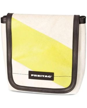 Freitag Borsa Messenger Bicolore - Giallo