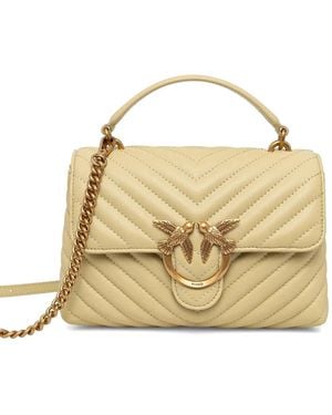 Pinko Love Lady Puff Tote Bag - Metallic