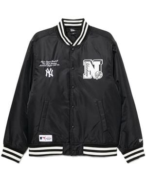 KTZ Logo-Embroidered Bomber Jacket - Black
