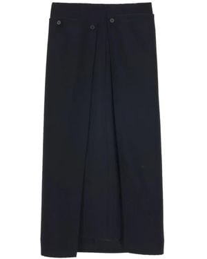 Carven Layered Midi Skirt - Blue