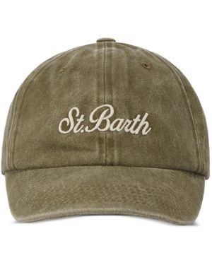 MC2 Saint Barth Casquette Davis N À Logo Brodé - Green