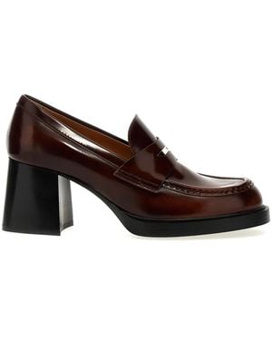 Tod's レザーパンプス - ブラウン