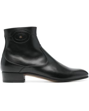 Gucci Double G Ankle Boots - Black