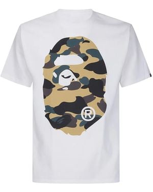 A Bathing Ape 1St Camo Ape T-Shirt - White