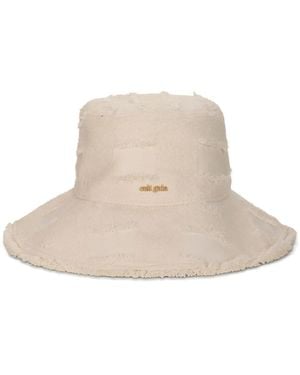 Cult Gaia Maddie Bucket Hat - Natural