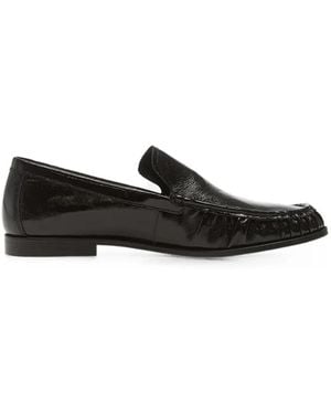 Vagabond Shoemakers Brandi Crinkled-Finish Loafers - Black