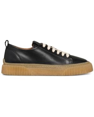 Ami Paris Zapatillas Con Cordón - Negro