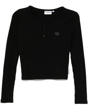 Chocoolate Logo-Patch T-Shirt - Black