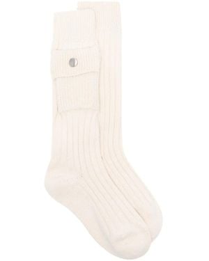 Jil Sander Socken Mit Klappentaschen - Weiß
