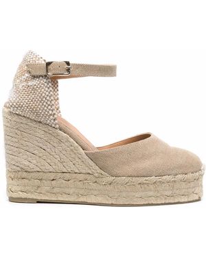 Castañer Carol Wedge Espadrilles - Natural