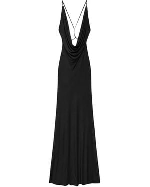 Aniye By Ria V-Neck Dress - Black