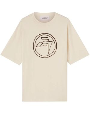 Ambush プリント Tシャツ - ナチュラル