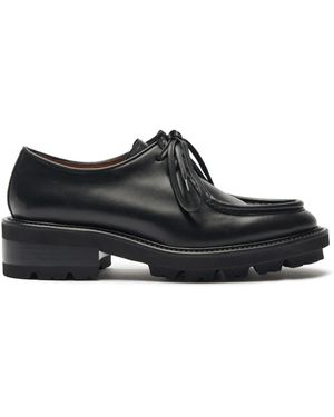 SCAROSSO Carolina Derby Shoes - Black