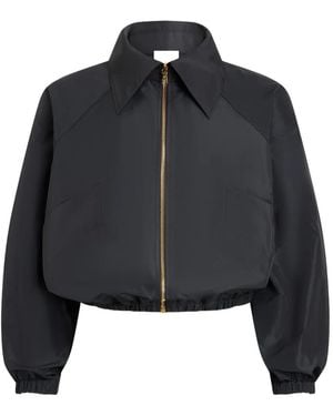 Patou Zipped Bomber Jacket - Black