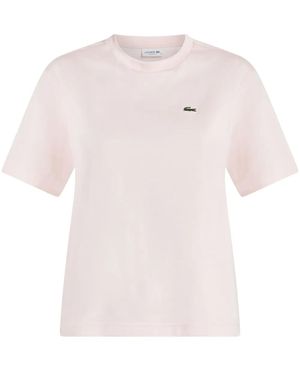Lacoste ジャージー Tシャツ - ピンク