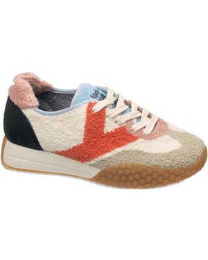 Kèh-Noo Panelled Terry-cloth Trainers - Pink