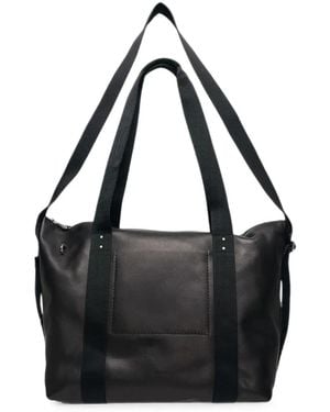 Rick Owens Trolley Leather Tote Bag - Black