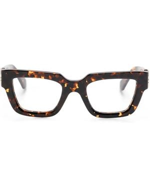 Off-White c/o Virgil Abloh トータスシェル 眼鏡フレーム - ブラウン