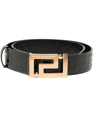 Versace Ceinture Greca - Noir
