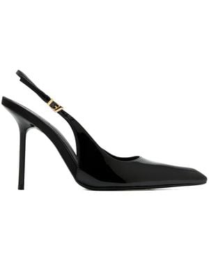 SCHUTZ SHOES Leona Slingback Pointed Court Shoes - Black