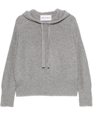EMERSON RENALDI Jersey Con Capucha Y Cordones En El Cuello - Gris