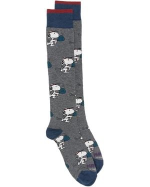 In The Box X Peanuts By Schulz Patterned Socks - Blue