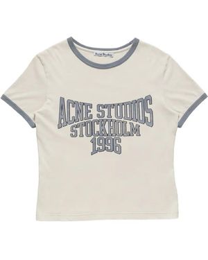 Acne Studios Graphic T-Shirt - Grey