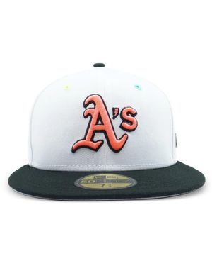 KTZ 59Fifty Oakland Athletics Cap - White