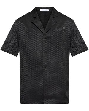 Helmut Lang Overhemd Met Korte Mouwen - Zwart