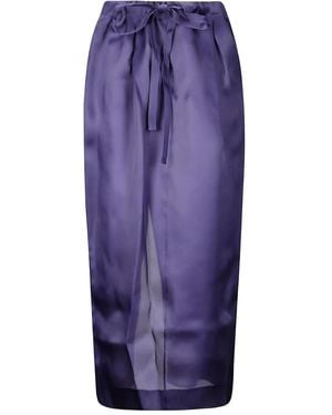 KHAITE Chenton Skirt - Purple