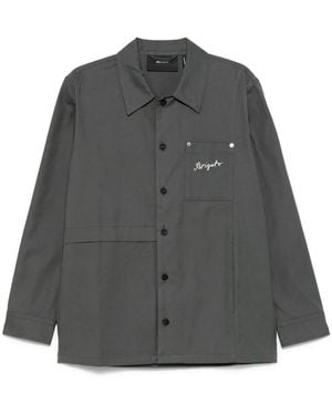 Axel Arigato Rowe Canvas Overshirt - Grey