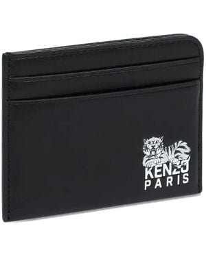 KENZO Happy Tiger カードケース - ブラック