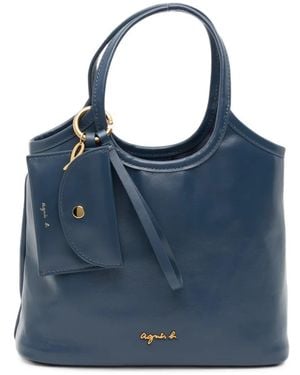 agnès b. Nathalie Tote Bag - Blue