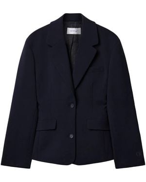 Off-White c/o Virgil Abloh Single-breasted Structured Blazer - Blue