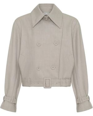Anna Quan Bourdin Double-Breasted Jacket - White