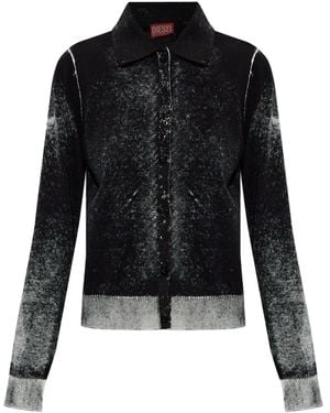 DIESEL M-Loren Vest Met Knopen - Zwart