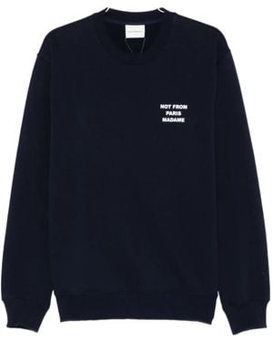 Drole de Monsieur Slogan-print sweatshirt - Blau