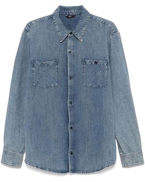 7 For All Mankind デニムシャツ - ブルー