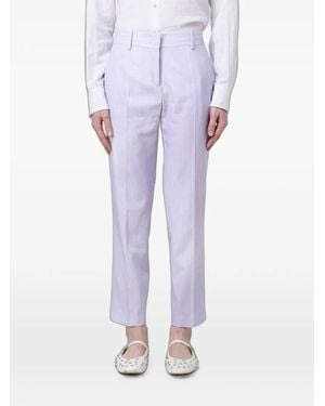 Ermanno Scervino Slim-Fit Trousers - Purple