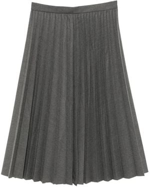 JNBY Pleated Midi Skirt - Grey