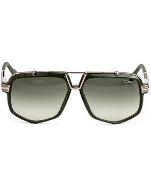 Cazal 8049 Geometric-Frame Sunglasses - Green