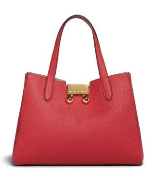 Marni Trunkaroo Tote Bag - Red