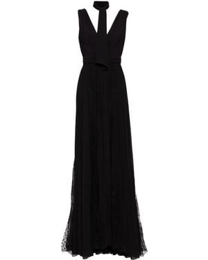 Saiid Kobeisy Pleated Dress - Black