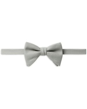 Fursac Virgin Wool Bow Tie - White