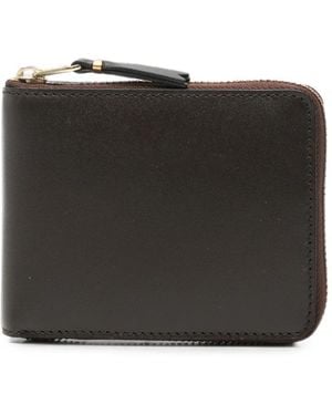 Comme des Garçons Zip-Around Leather Wallet - Black