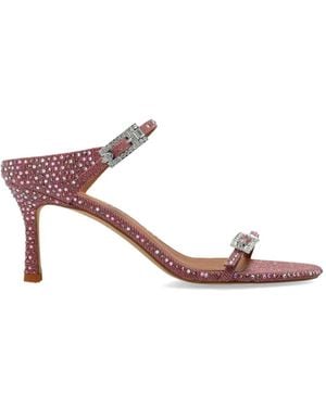 Kurt Geiger Strass-Embellishment Sandals - Pink