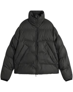 Tretorn X Kassl Editions Quilted Zip-Up Puffer Jacket - Black